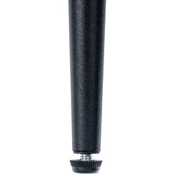 Moderne 2-stolssæt med polstret sæde og metalramme