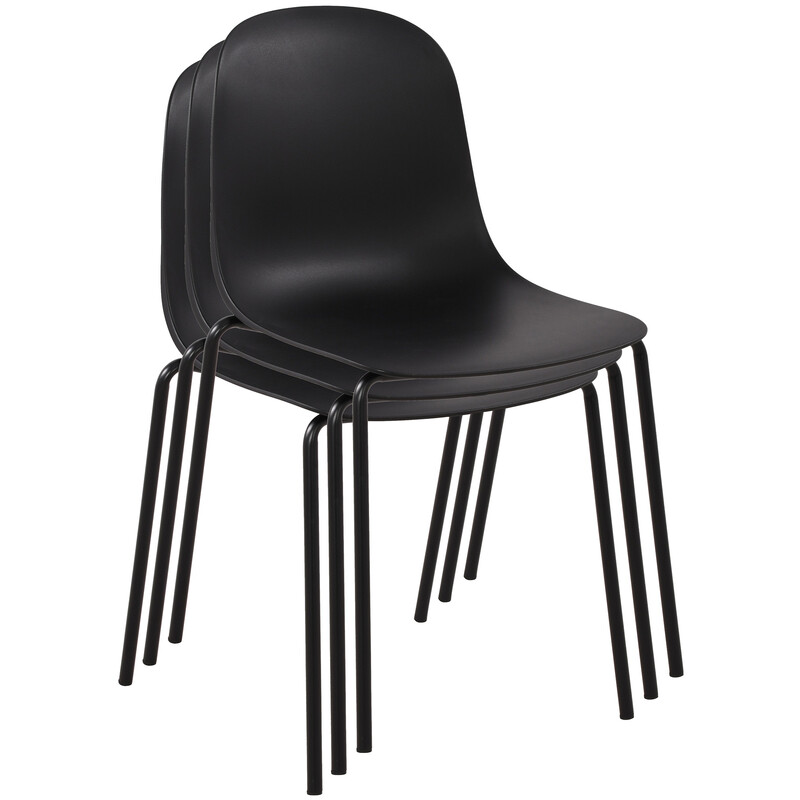 Alsidig sammenklappelig stol til indendørs og udendørs brug med stålramme