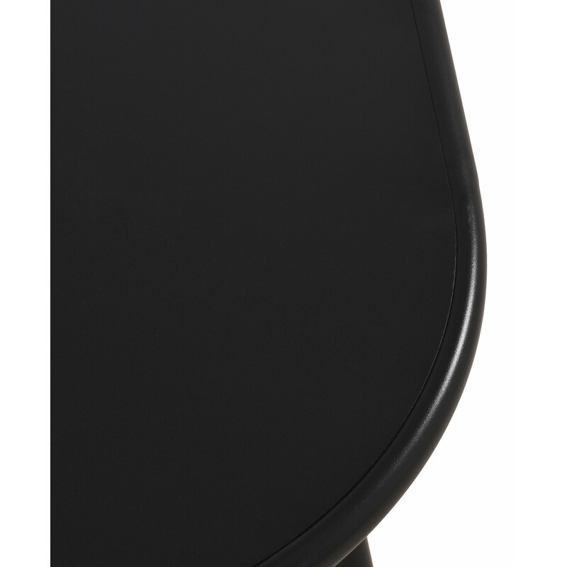 Alsidig oval udendørs sofabord i genanvendt plast med UV‑beskyttelse