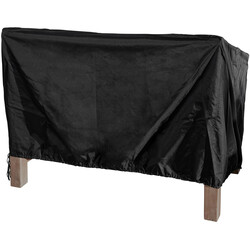 Vandafvisende sort havebænk beskyttelsesdække 120 cm Oxford