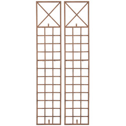 Trigo espalier 2 stk jern antikpatina 198 cm væg