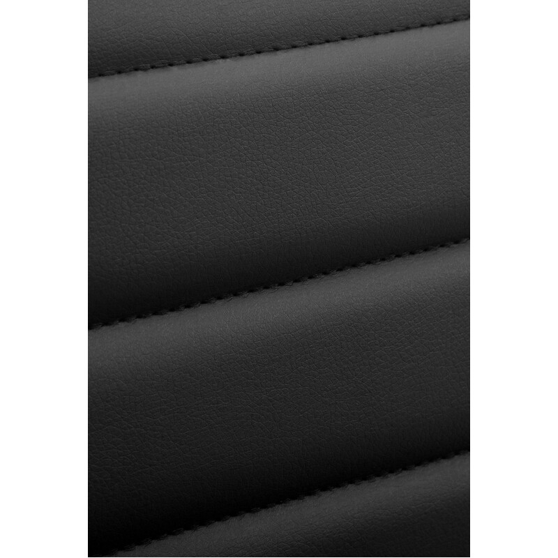 Ergonomisk kunstlæder arbejdsstol med justerbar højde og hjul