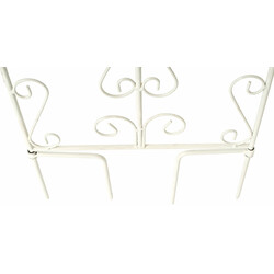 Antikke tinbelagte jernklatre gitter til haven 2 stk 122 cm