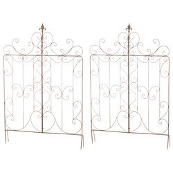 Rustik haveespalier til mandeltræ 2 stk 133 cm