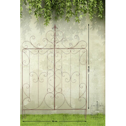 Rustik haveespalier til mandeltræ 2 stk 133 cm