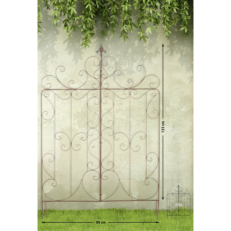 Rustik haveespalier til mandeltræ 2 stk 133 cm