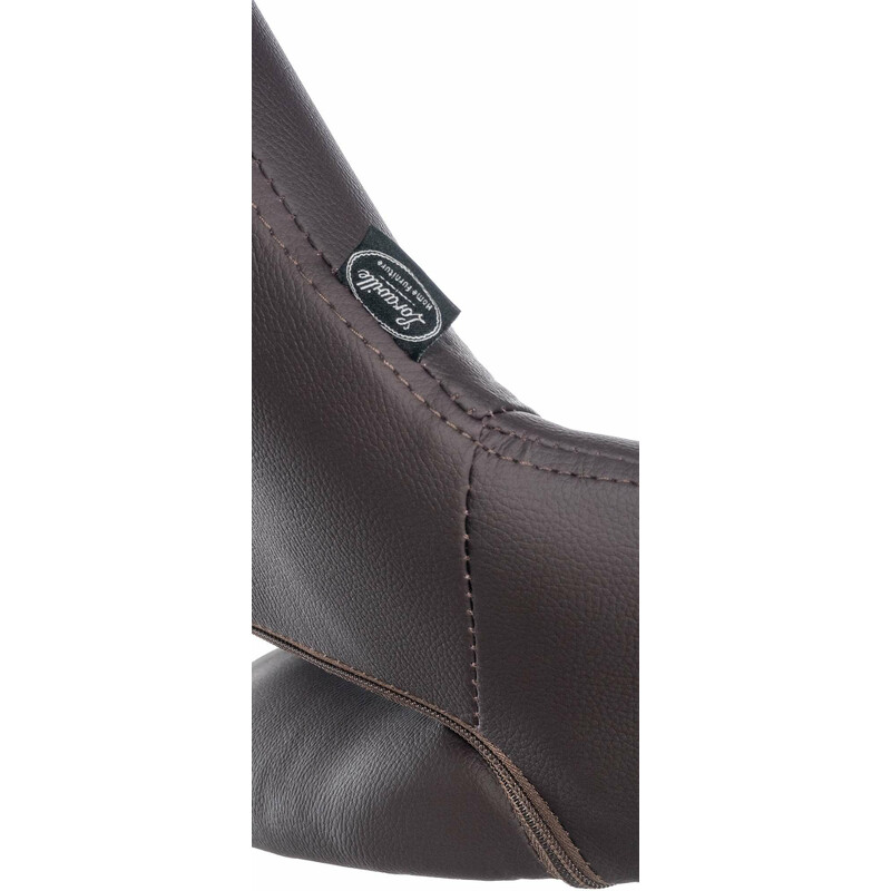 2 justerbare Milet barstole i kunstlæder med 360° drejning metalramme