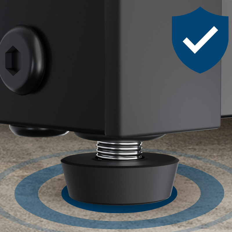 Anoka sort håndklædestativ med tre stænger fritstående kompakt badeværelse