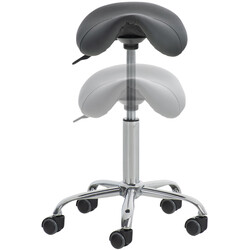 To justerbare sadelstole til professionelt brug i læge og klinik