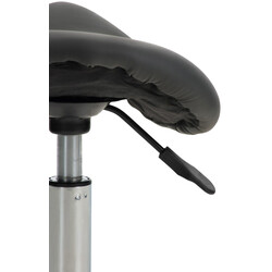 To justerbare sadelstole til professionelt brug i læge og klinik