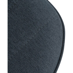 2 stk justerbare barstole i Lex-stof med metalramme og fodstøtte