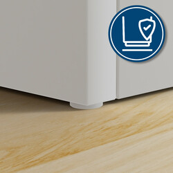 Elegant makeupbord med stort spejl LED-lys og USB-tilslutninger til soveværelset