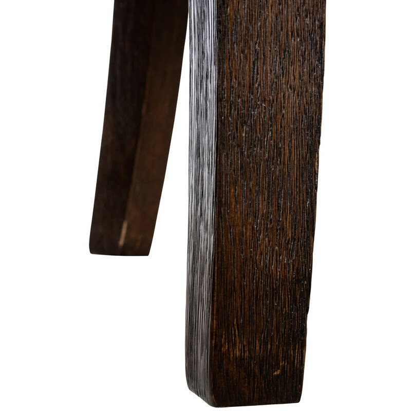 2 stk Zadar spisestole med polstret sæde og antikke træben