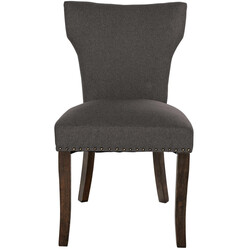 2 stk Zadar spisestole med polstret sæde og antikke træben