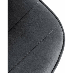 Lex barstole sæt 2 stk fløjlsbetræk justerbar højde metalramme