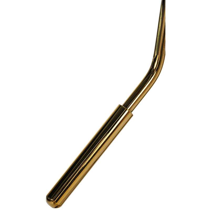 2-delt Braga barstol sæt med gylden fløjl justerbar højde 360° roterende