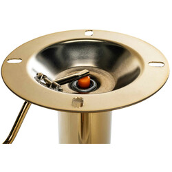 2-delt Braga barstol sæt med gylden fløjl justerbar højde 360° roterende