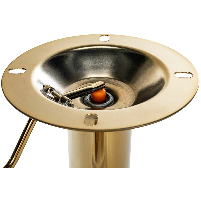 2-delt Braga barstol sæt med gylden fløjl justerbar højde 360° roterende