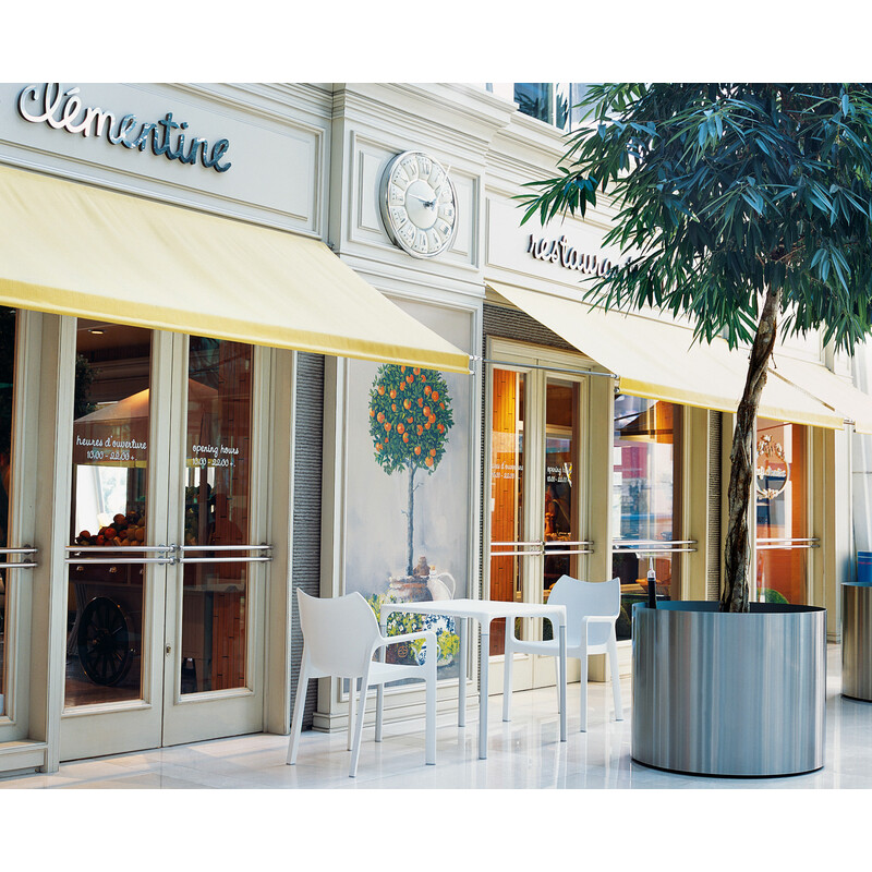 4 stykker diva havestole med armlæn stabelbare moderne vandtætte