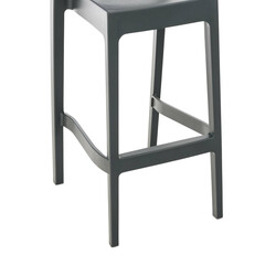 Maya barstole 4 stk sæt indendørs udendørs vejrbestandig polypropylen