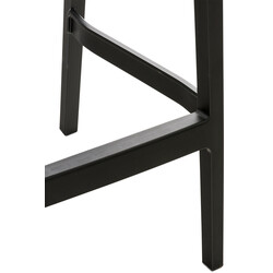 Ares barstole 4‑styk stabelbare vejrbestandige polypropylen indendørs udendørs