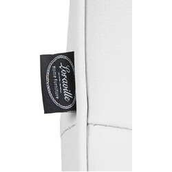 højdejusterbar barstol med kunstlæder sæde og ryg til køkken