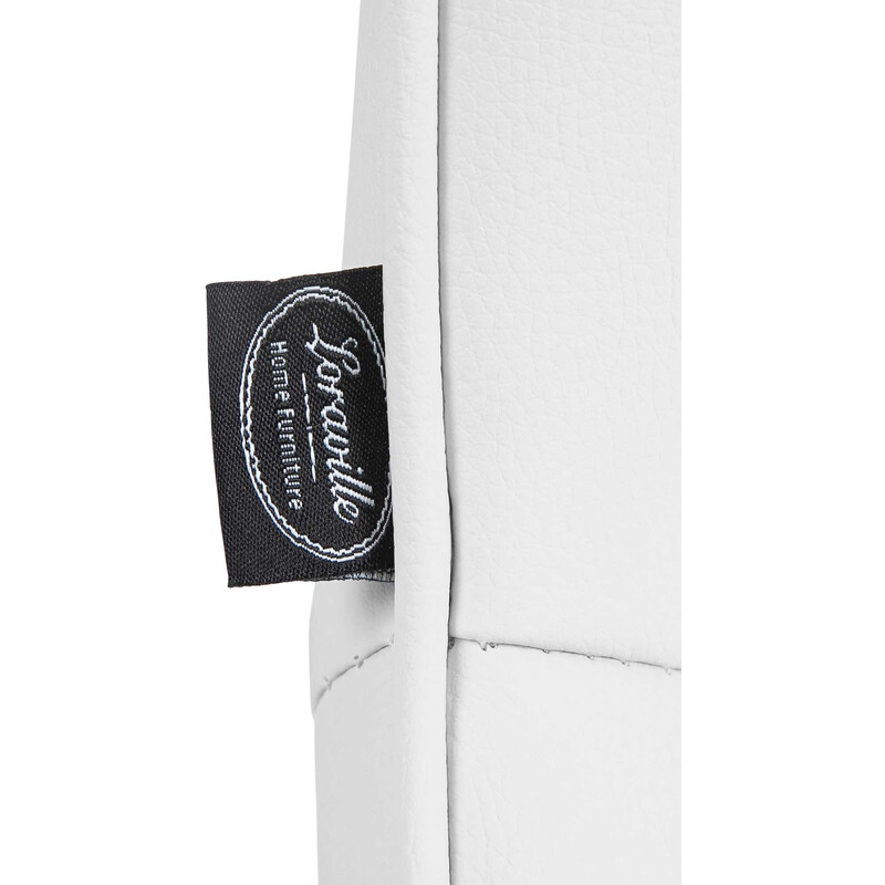 højdejusterbar barstol med kunstlæder sæde og ryg til køkken