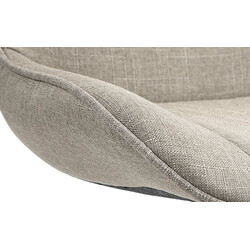 2-delt justerbar barstol Vonout stof med metalramme