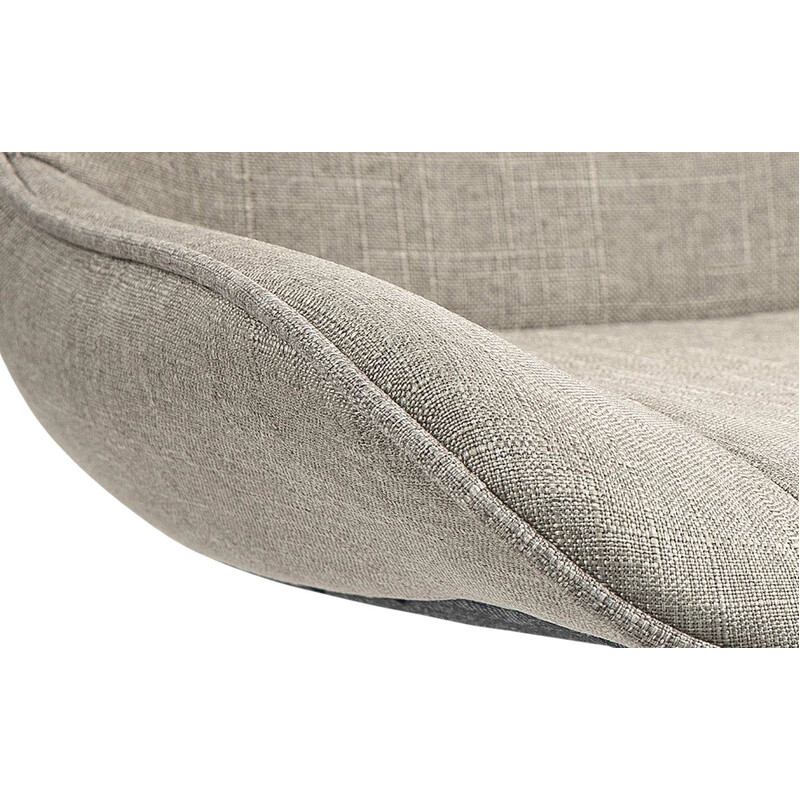 2-delt justerbar barstol Vonout stof med metalramme