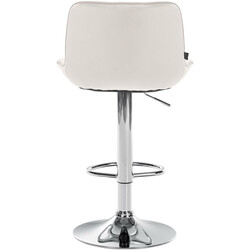 Vonore justerbare fløjlsbelagte barstole sæt 2 stk