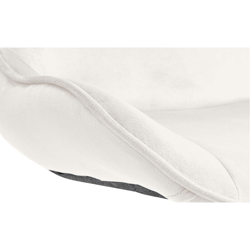 Vonore justerbare fløjlsbelagte barstole sæt 2 stk