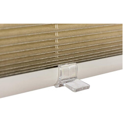 Lågsænkeblinds med synsbeskyttelse 100% polyester nem montering uden boring