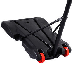 Flytbar højdejusterbar basketballstand PE-basis stålramme 165-215 cm indendørs udendørs