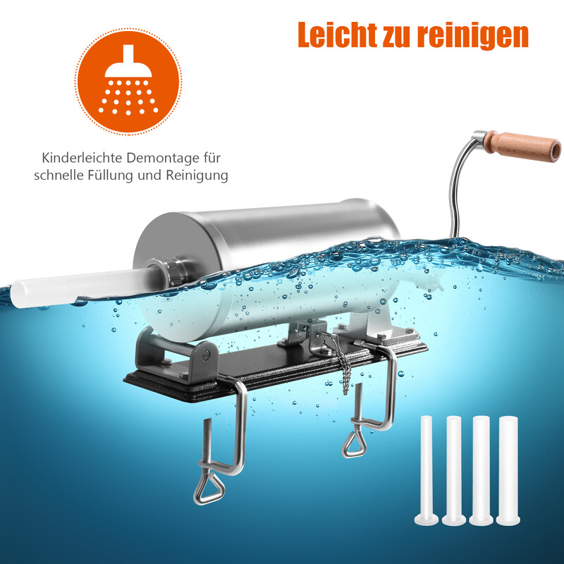 6 L med fire fyldningsrør