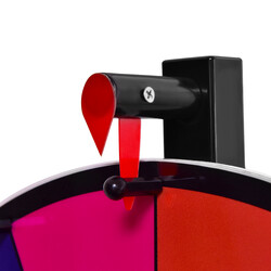 Lykkehjulet spil legetøj 60 cm PVC plast til lotteri og ordspil