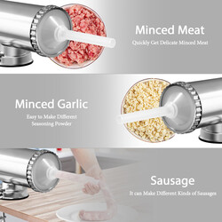 Pølsefylder 3 L med tre fyldningsrør i rustfrit stål og aluminium