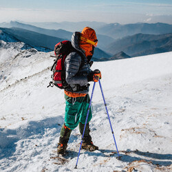 Justerbare lette aluminium vandrestave 65-135 cm 2 stk