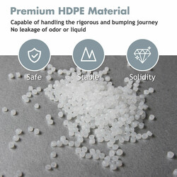 Bærbar campingtoilet 20 L HDPE grøn til udendørs brug