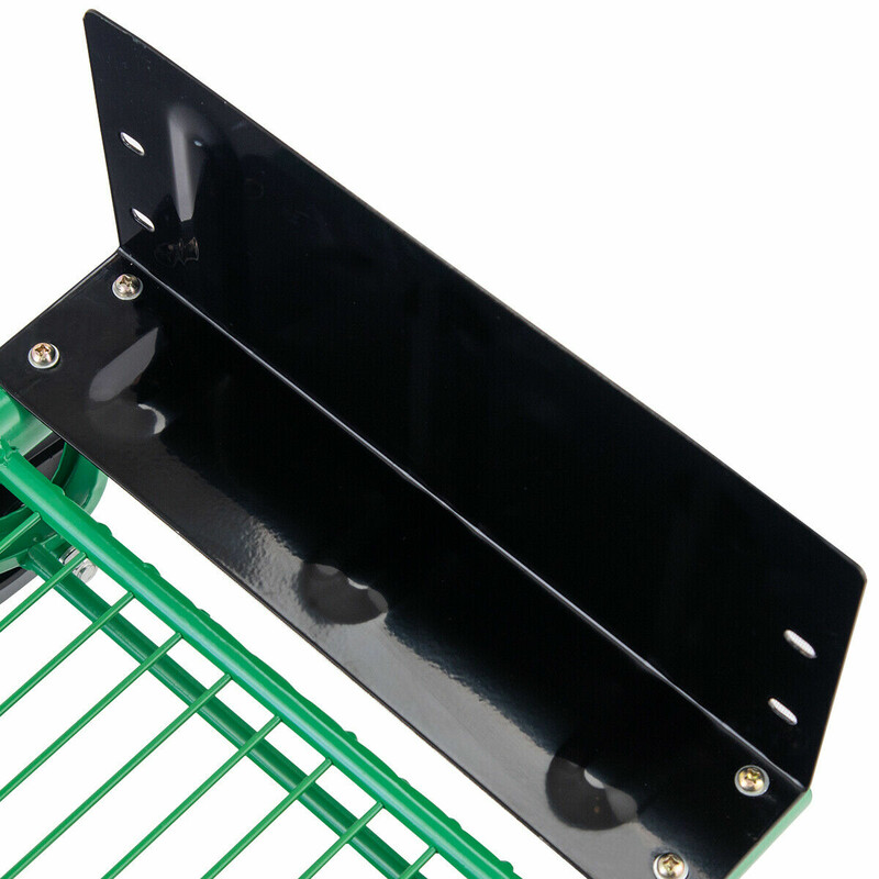 Sækvogn 2-i-1 stål justerbart håndtag 90 kg kapacitet sammenklappelig