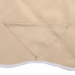 Udskiftningsdæksel til Hollywoodgyngestol beige polyester 191x132 cm