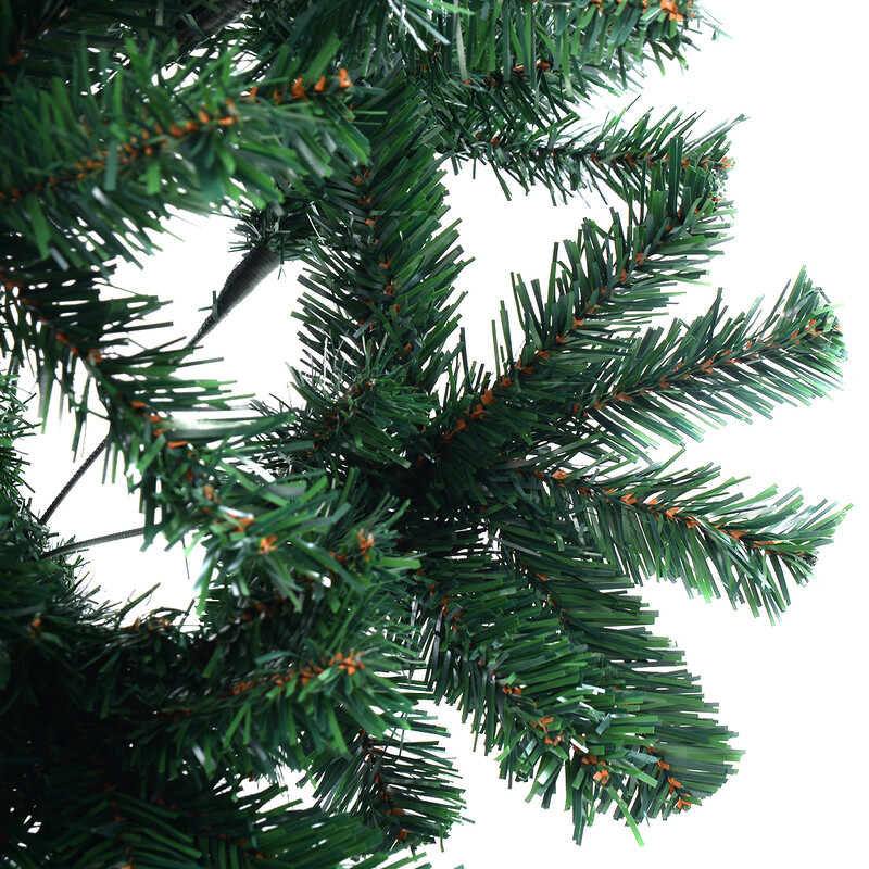 Kunstig juletræ 150 cm grøn PVC med metalfod