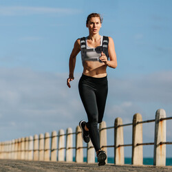 Vægtvest justerbar 5 kg neopren med refleks og lomme