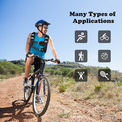 Vægtvest justerbar 5 kg neopren med refleks og lomme