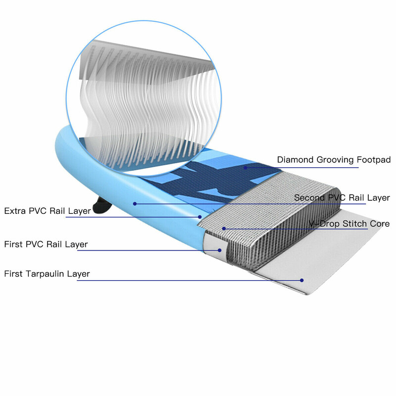 med justerbar paddel og rygsæk
