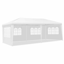 Festtelt vandtæt 6x3m med aftagelige vægge 10-12 personer