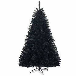 Kunstgran sort PVC 180 cm inkl metalfod 1 stk