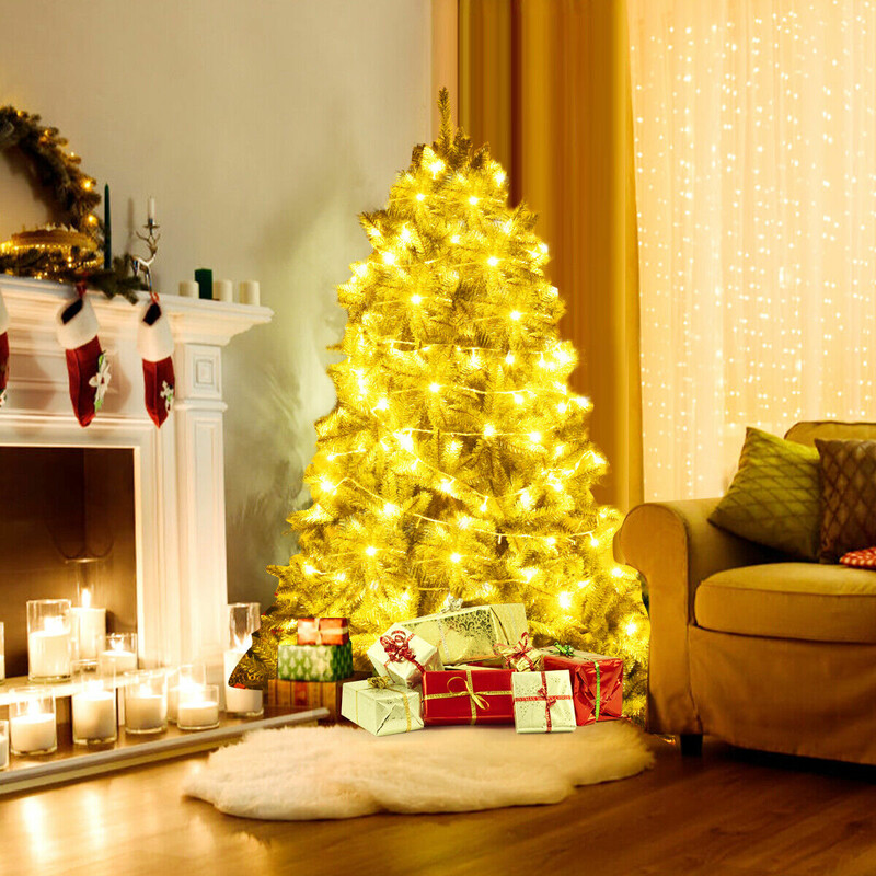 Kunstig juletræ 150 cm grøn PVC og jern med stativ