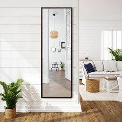 Dørspejl brun justerbart 36