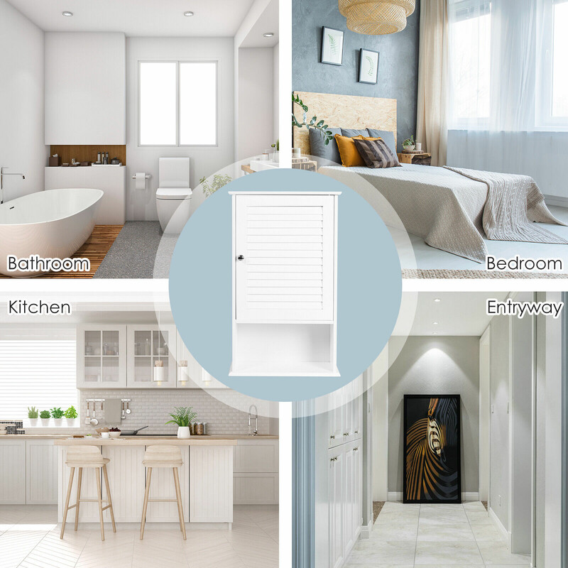 Vægskab hvid MDF 42x16