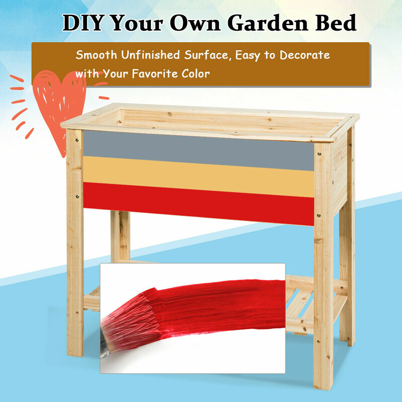 Trædyrkebænk i fyr 92 x 41 x 81 cm med opbevaringshylde